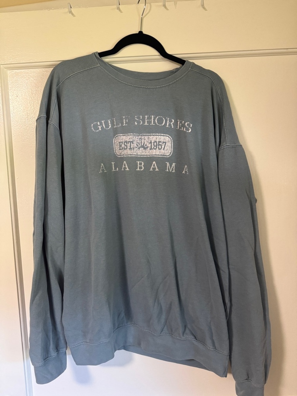 Gulf Shores Alabama Pullover Sweatshirt - Dusty Blue